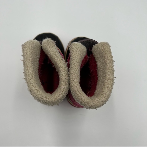 Sorel 1964 Pac Strap Kids Pink Winter Snow Boot Size 7 - Picture 5 of 6
